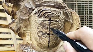 The Beauty of Handmade Wood Carving Art 6