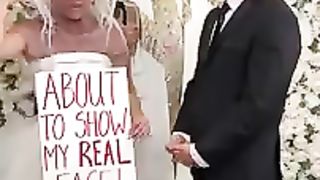 Seeing wife face for the first time