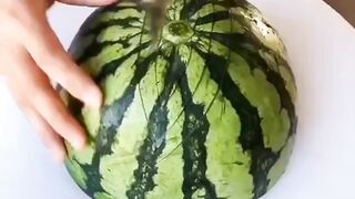 Art culinaire : frise de pastèque