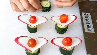 La beauté artistique avec les légumes