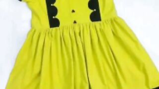 Dress/design/girl's frock/beautifully made/beautiful colours/
