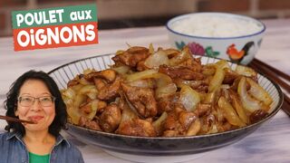 Poulet aux oignons????????Aussi bon que le bœuf aux oignons, rapide, simple à faire avec peu d'ingrédients