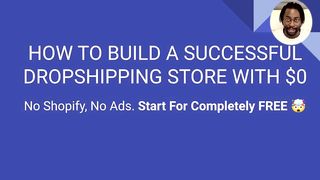 How To Start Dropshipping With $0 | STEP BY STEP | NO SHOPIFY & NO ! (FREE COURSE)