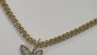 Diamond  bunny Chain & Bracelet Setup by Ijaz Jewelers