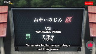 Inojin vz Araya (chunin exams part 4)