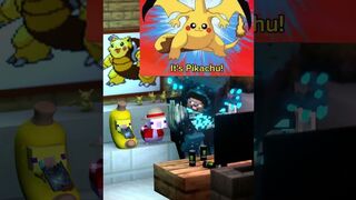 Minecraft who's that POKEMON it's Pikachu meme 2023