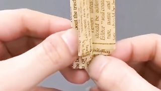 Butterfly paper ring