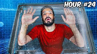 Spending 24 Hours Under Water Challenge - Zalmi