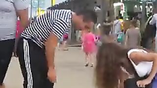 When a girl Dropping eggplant - AWESOME REACTIONS @funny @pranks @comedy_low.