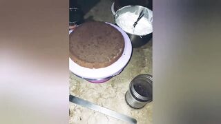 Dholki#Mehandi theme #blackforest cake made by Sam's Bakers