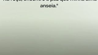 "Na roça, encontro a paz que minha alma anseia." - Maria Silva ????✨????