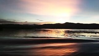 Most beautiful sunset scenery