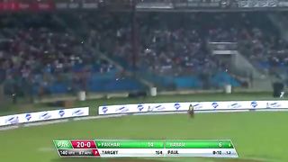 fakhar zman batting against westindes