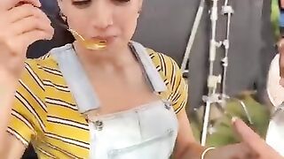 Rashmika Mandana love food