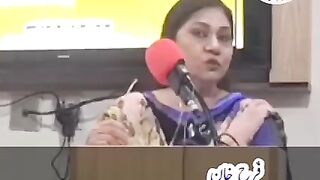 Farah khan reciting her poetry