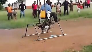UGANDAN AIRWAYS NEW MODEL HELICOPTER