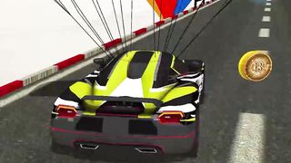 Superhero Car: Mega Ramp Games 9