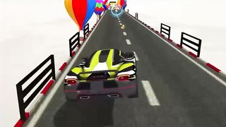 Superhero Car: Mega Ramp Games 12