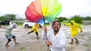 चेतावनी ! 24 Hours Challenge In Cyclone - आंधी तूफान वीडियो.
