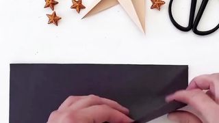 Origami paper star