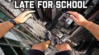 Parkour on the Roofs of Rio de Janeiro (First Person Video)