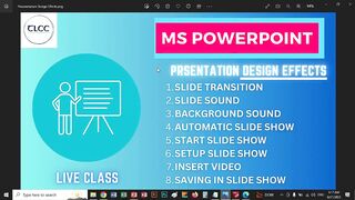 Presentation Design Multimedia Setting & Effects Live Class - Part II
