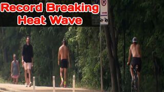 Millions sweltering in record breaking heatwave