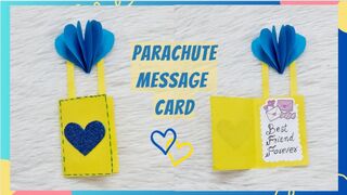 PARACHUTE MESSAGE CARD