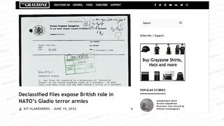 NATO's secret TERROR armies exposed in newly declassified documents by The Grayzone | NBC  News report