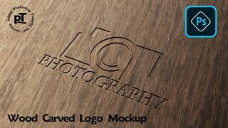 Create A Wood Carved Logo Mockup In Photoshop