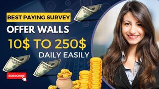 Best Paying Survey Offer walls on EarnMasti webSite Earn 10$ to 250$ Daily Easily