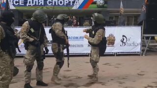 Russian Soldiers dancing to Rasputin