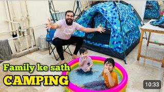 Family ke sath camping kar li ????⛺️ maza agaya adventure me.