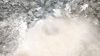 Kitchen counter blows smoke