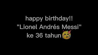 Messi birthday