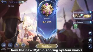 THE RESULT OF THE NEW MYTHIC SCORING SYSTEM