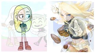 Teen Titans characters as Anime