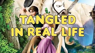 Tangled characters in real life