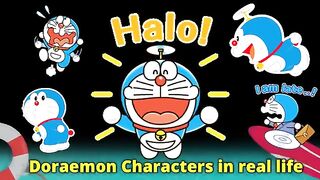 Doraemon characters in real life