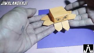 Cara membuat gurita dari kertas || origami
