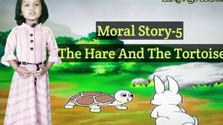 The Tortoise and the Hare। Moral story for Kids।The hare and the Tortoise Story। early age learning।