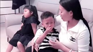when hes afraid to his sister than his mother.....