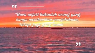 Kata motivasi Guru