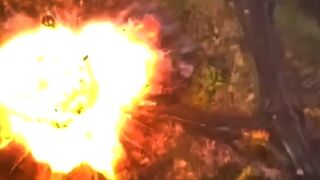 Ukrainian forces destroy Russian tanks and infantry with missiles and drones
