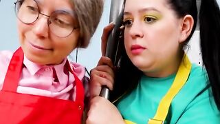 Me VS Grandma -- Secret Cooking Hacks #SHORTS