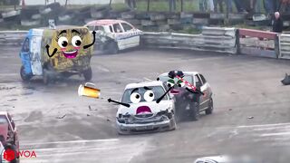 Try not To laugh - Funny Police Car Doodle Chase Drunk Car |Fischkopf3000