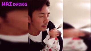 Like Father like baby-Cute Babies trying to copy Daddy funny way compilation