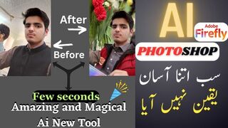 AI Photoshop | adobe firefly ai tutorial | online earning | artificial intelligent | pak social tips