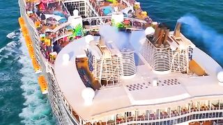 Oasis of the Seas #cruise #cruiselife #oasisoftheseas #dronevideo