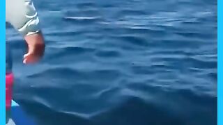Tarzan fishing! ????